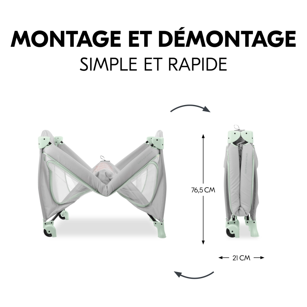 Lit Parapluie Hauck Sleep N Play Go Plus - Mint