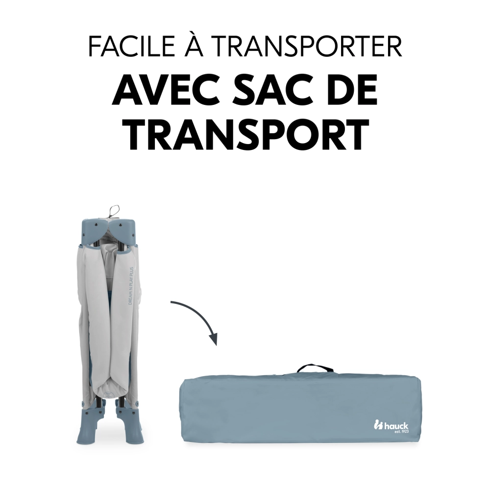 Lit Parapluie Hauck Dream N Play Plus - Blue