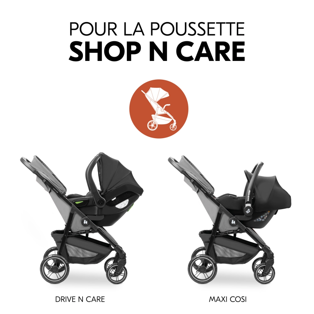 Adaptateurs de siège auto Shop N Care Universal Adapter Black - Black