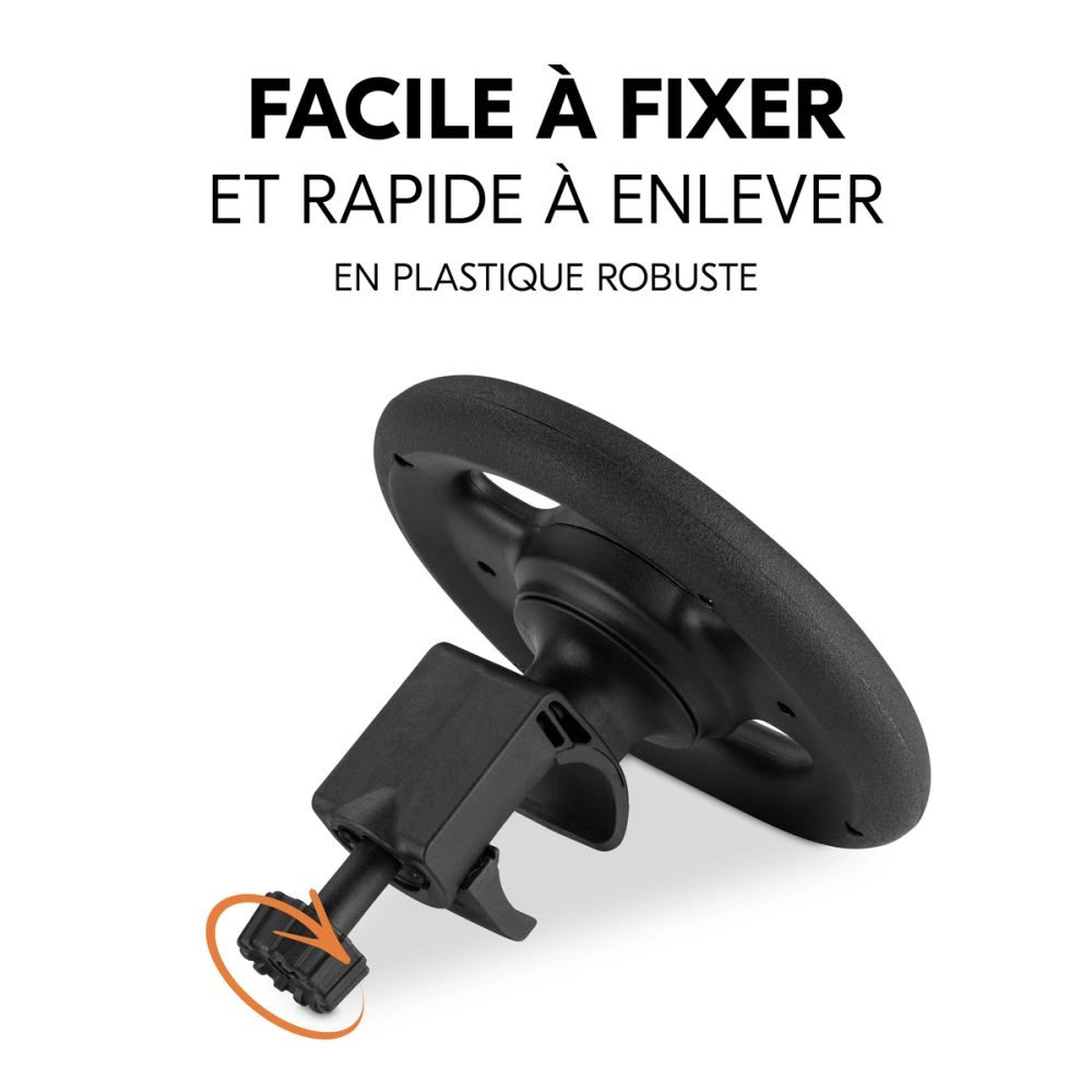 volant pour poussette Steering Wheel Black - Black