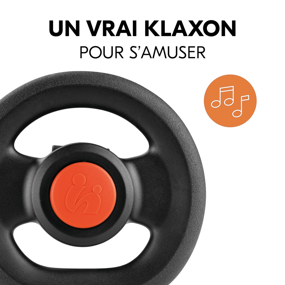 volant pour poussette Steering Wheel Black - Black