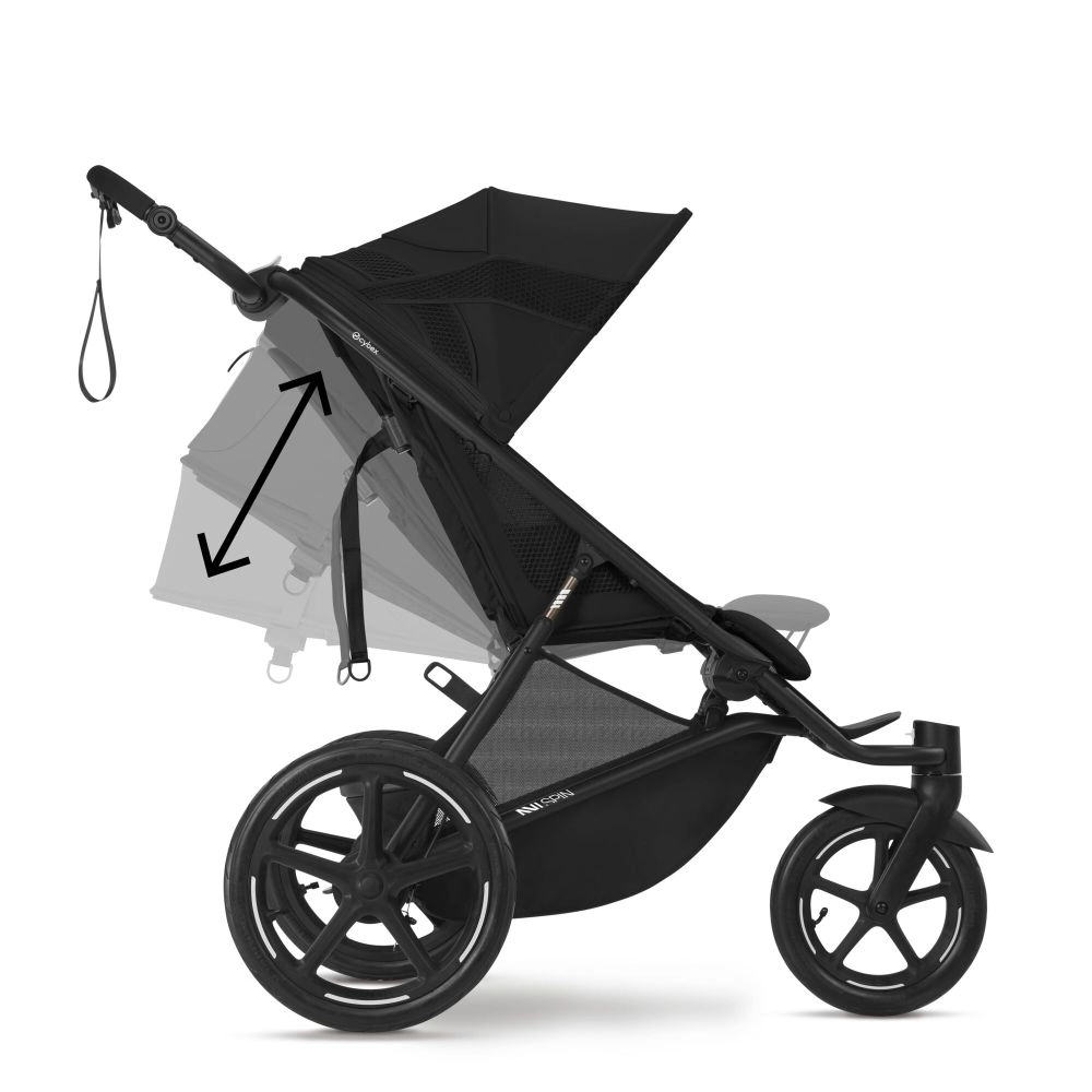 Poussette Sport Avi Spin - CYBEX - Moon Black