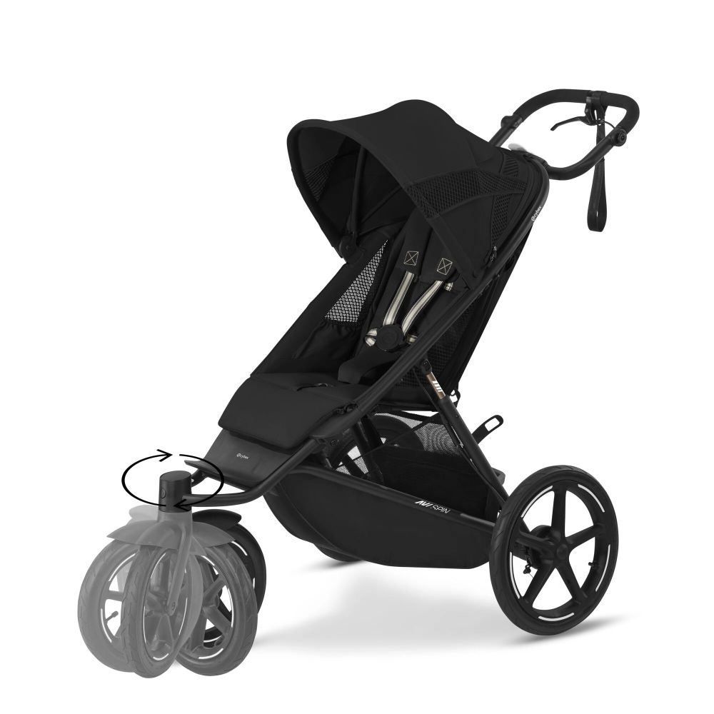 Poussette Sport Avi Spin - CYBEX - Moon Black