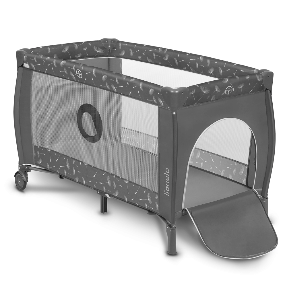 Lit Parapluie Lionelo Sven Plus - Grey Concrete