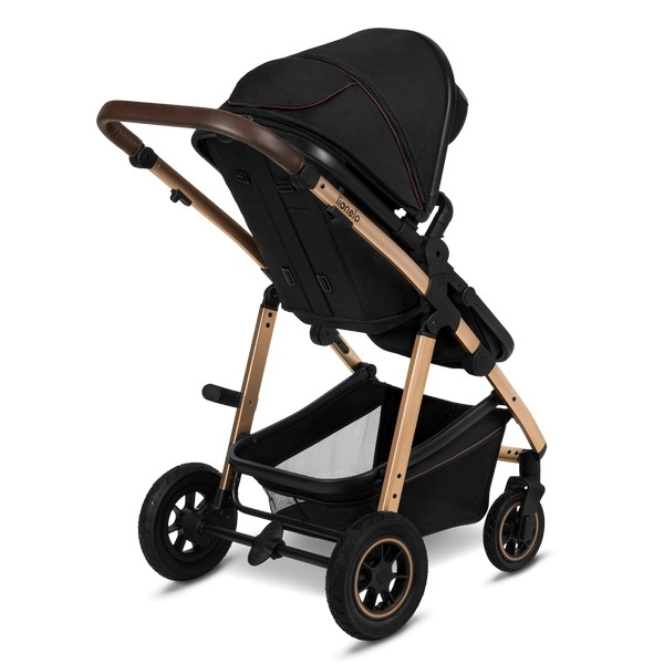 Poussette Lionelo Amber + Nacelle - Black Onyx