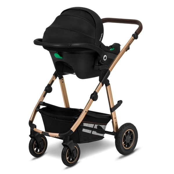 Poussette Lionelo Amber + Nacelle - Black Onyx