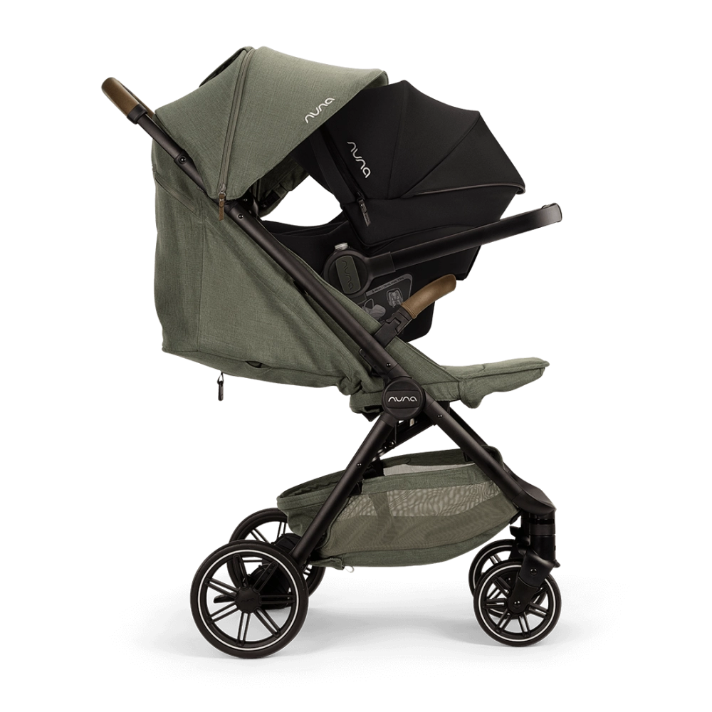 Poussette Nuna Trvl lx + Nacelle Lytl + Coque Auto Pipa Next - Pine