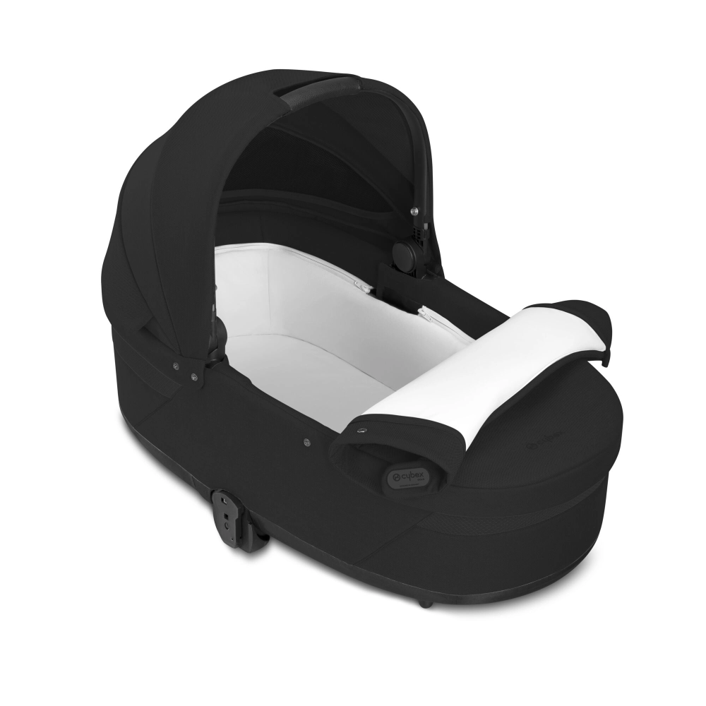 Poussette Cybex Balios S Lux 2 BLK - Moon Black + Nacelle Cot S Lux + Coque Auto Cloud G i-Size - Moon Black (Plus) + Base G + Accessoires