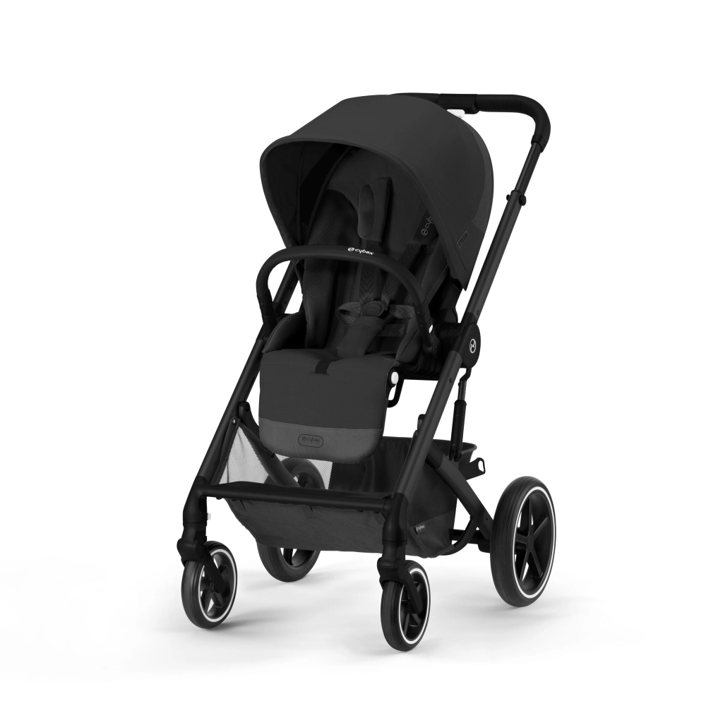 Poussette Cybex Balios S Lux 2 - Châssis Black + Nacelle + Cloud G i-Size - Moon Black Plus + Base G