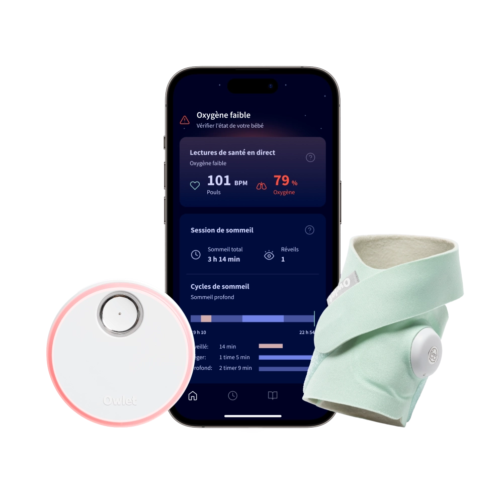 Babyphone Owlet Dream Sock - Mint