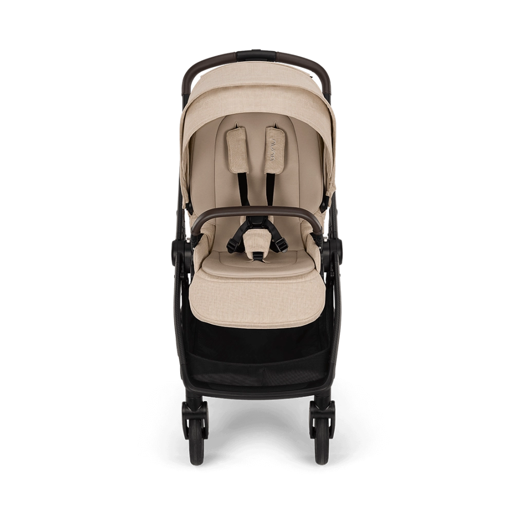 Poussette Nuna Swiv - Biscotti + Nacelle Cari Next - Caviar + Coque Auto Pipa Next - Biscotti + Base Next