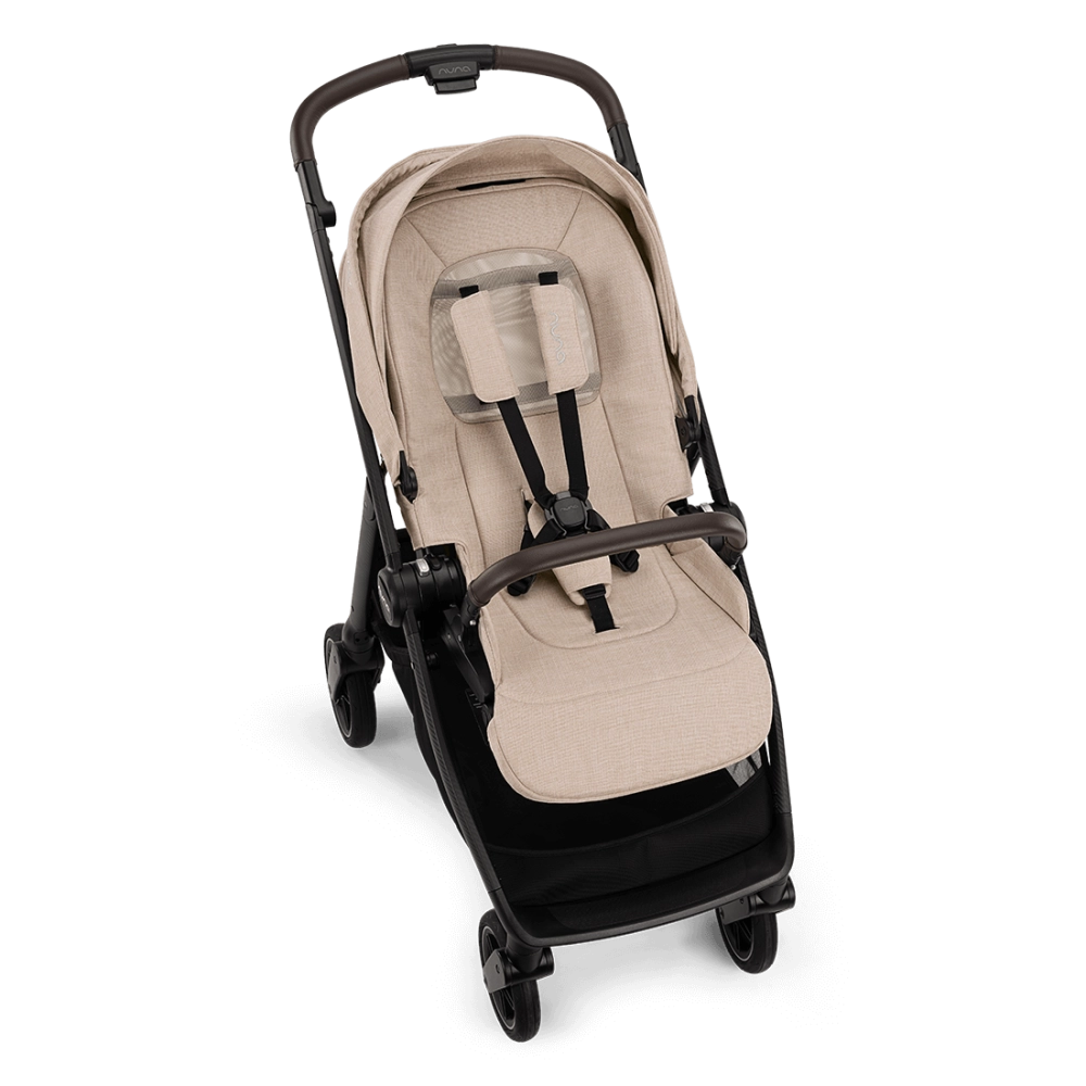 Poussette Nuna Swiv - Biscotti + Nacelle Cari Next - Caviar + Coque Auto Pipa Next - Biscotti + Base Next