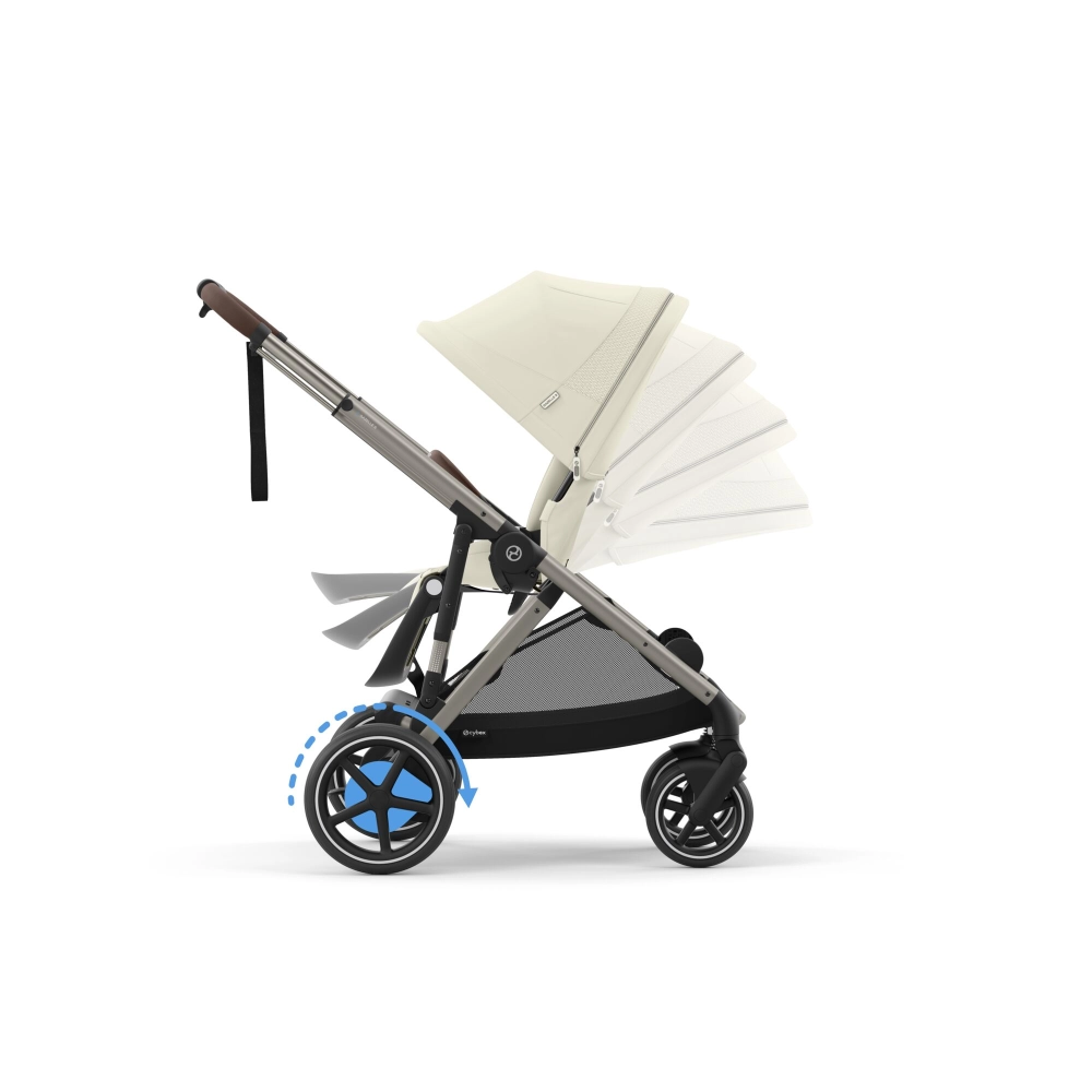Poussette Cybex eGazelle S TPE - Seashell Beige