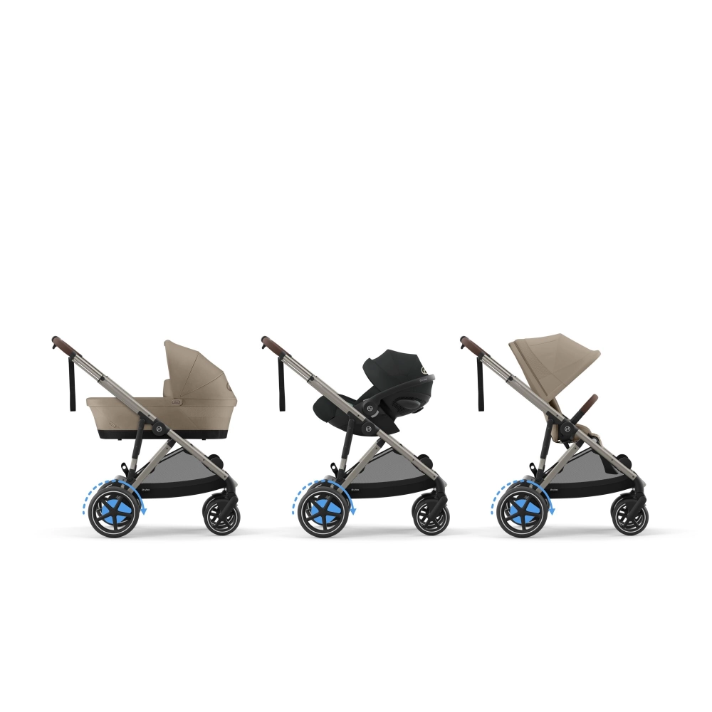 Poussette Cybex eGazelle S TPE - Almond Beige