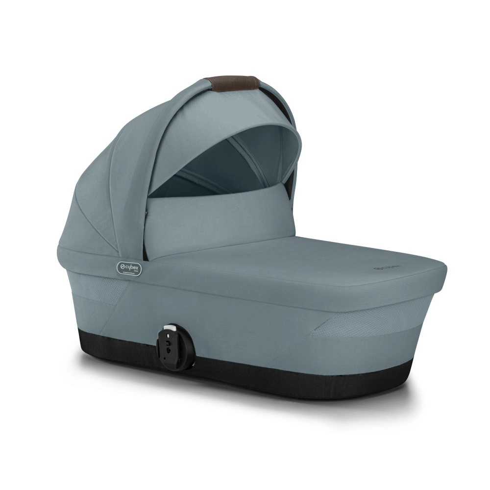 Poussette Double Cybex eGazelle S TPE + 2 Nacelles Gazelle Cot - Stormy Blue