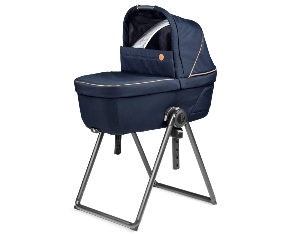 Nacelle Peg Perego Culla Belvedere - Blue Shine + Home Stand