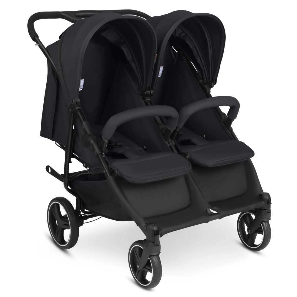 Poussette Double ABC Design Twin Circle - Black