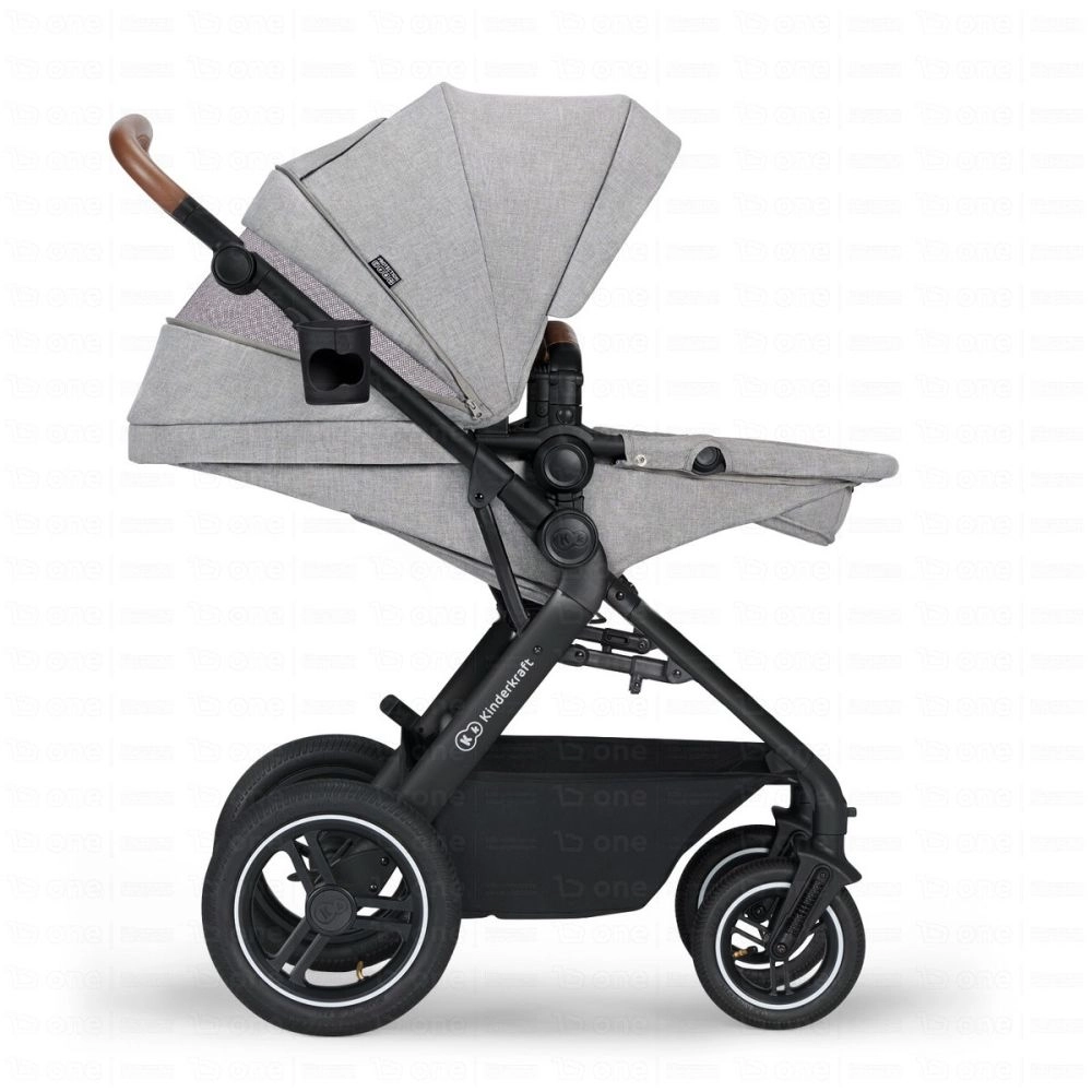 Poussette Trio B-TOUR PRO - Kinderkraft - gris clair