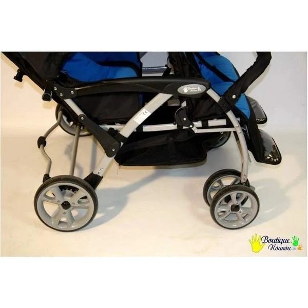 Poussette 4 Places Boutique Nounou - Bleu