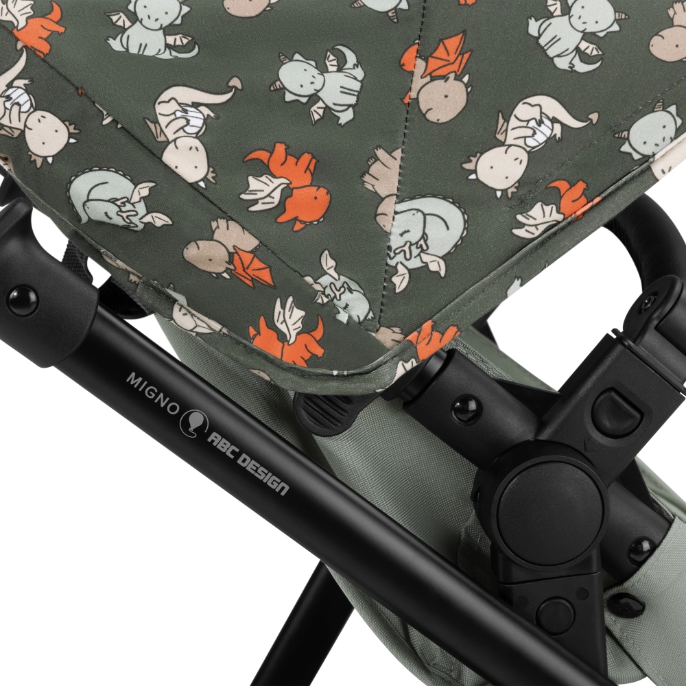 Poussette pour Poupée ABC Design Migno - Dragon