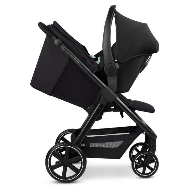 Poussette ABC Design Avus 2 - Coal + Coque Auto Cybex Cloud G i-Size - Moon Black