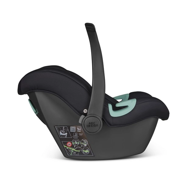 Poussette Double ABC Design Zoom 2 - Coal + 2 Coques Auto Tulip i-Size - Black