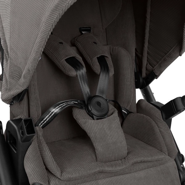 Poussette ABC Design Samba 2 - Almond + Coque Auto Cybex Cloud G i-Size - Moon Black