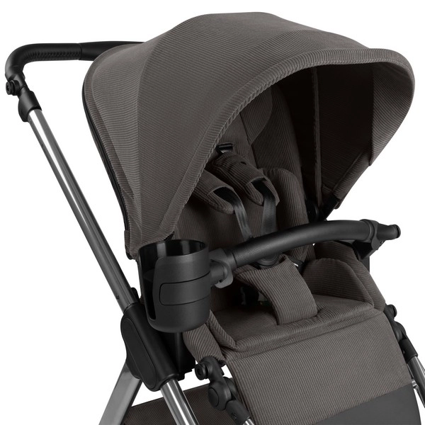 Poussette ABC Design Samba 2 - Almond + Coque Auto Cybex Cloud G i-Size - Moon Black