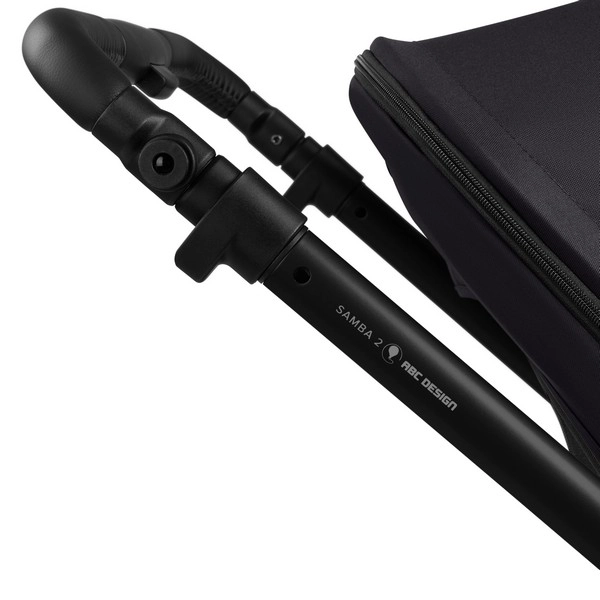 Poussette ABC Design Samba 2 - Coal + Coque Auto Cybex Cloud G i-Size - Moon Black