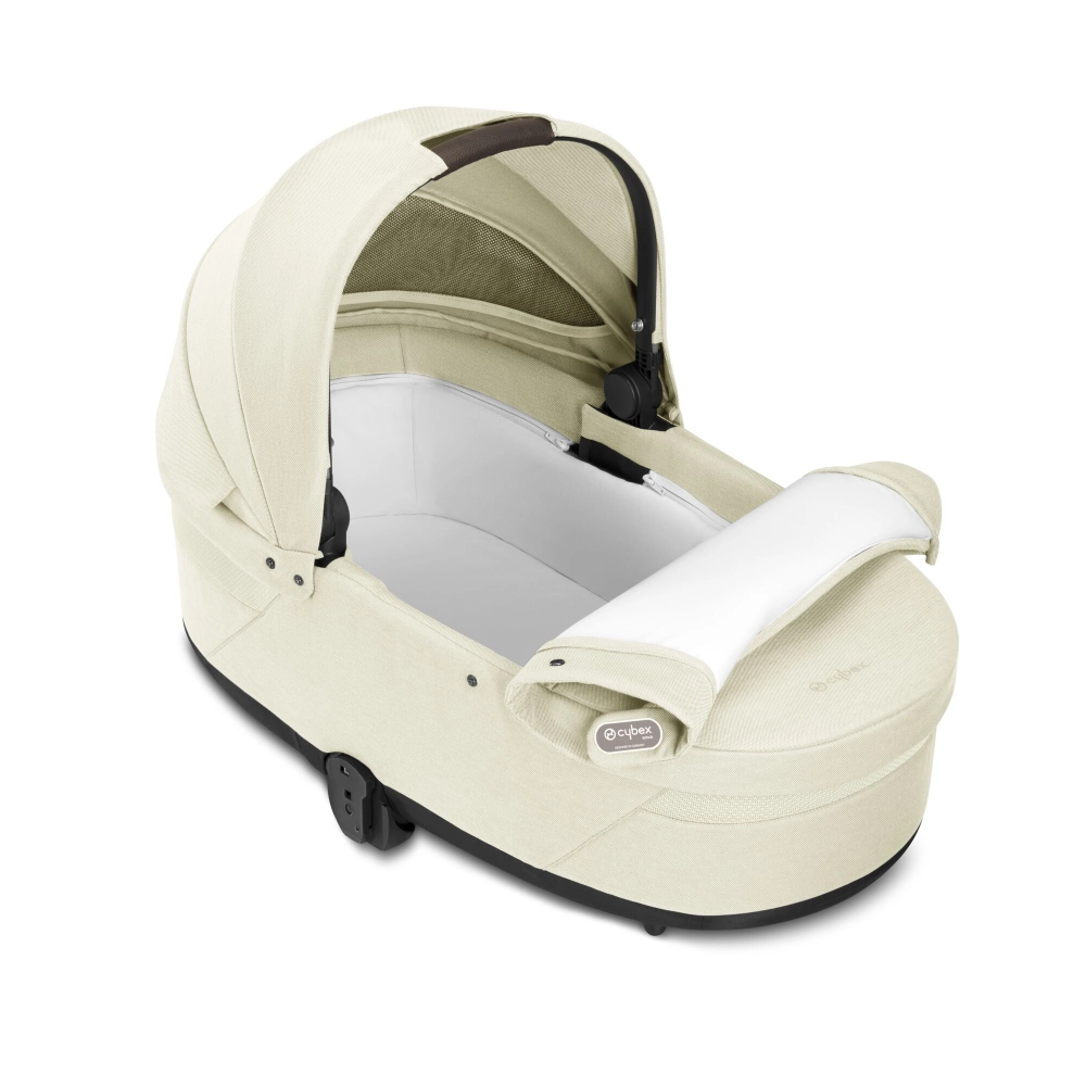 Poussette Cybex Balios S Lux 2 TPE - Seashell Beige + Nacelle Cot S Lux + Coque Auto Cloud G i-Size - Magic Black + Accessoires Offerts