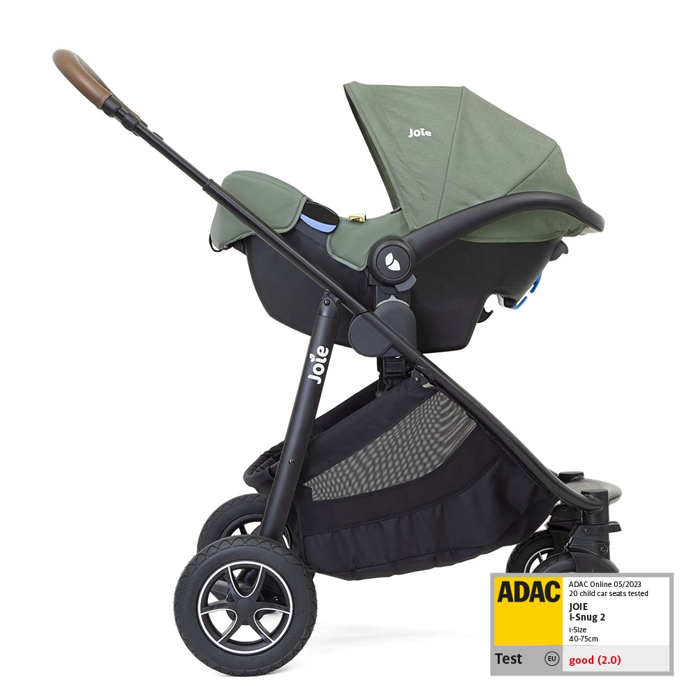 Poussette Joie Versatrax + Coque Auto i-Snug 2 - Laurel
