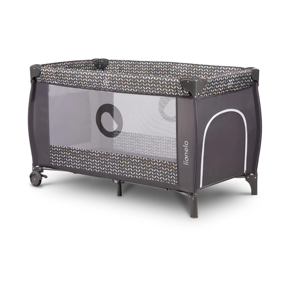 Lit Parapluie Lionelo Sven Plus - Grey Scandi