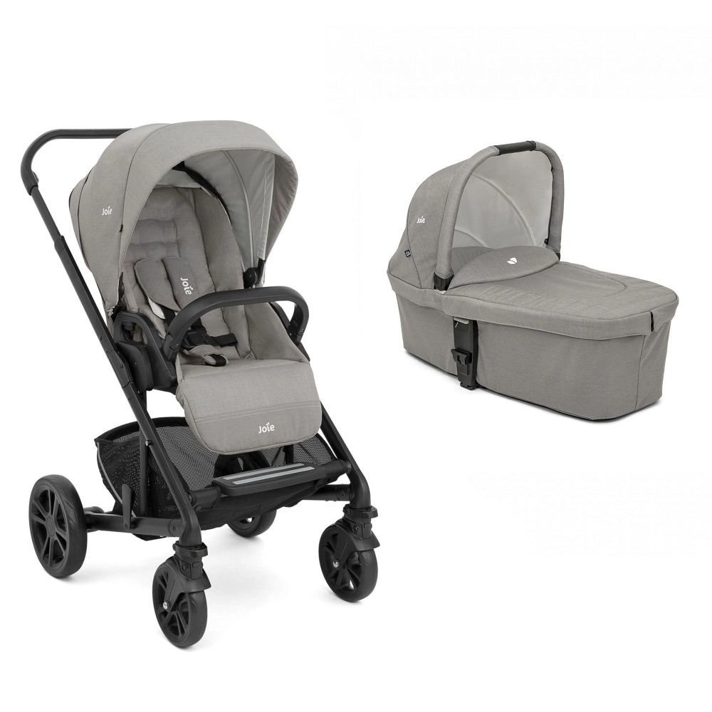 Poussette Chrome + Nacelle Chrome - Pebble