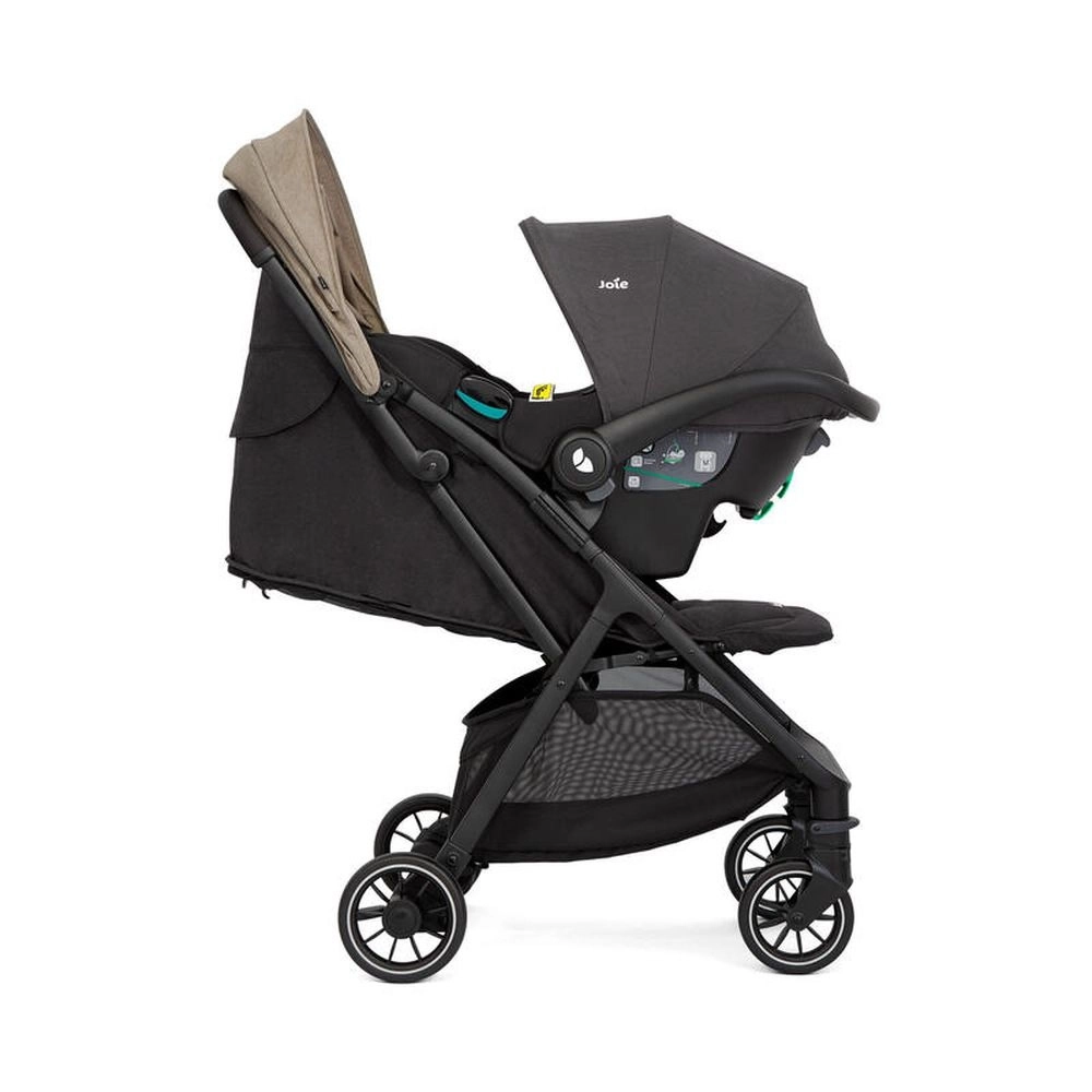 Poussette Joie Pact Pro - Twig + Coque Auto i-Snug 2 - Shale