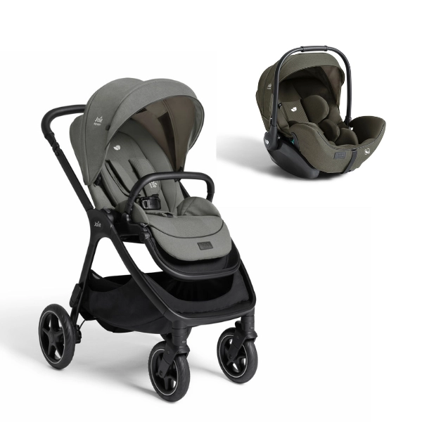Poussette Joie Finiti + Coque Auto i-Level Pro - Evergreen