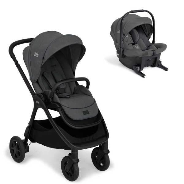 Poussette Joie Finiti + Coque Auto Sprint - Ebony