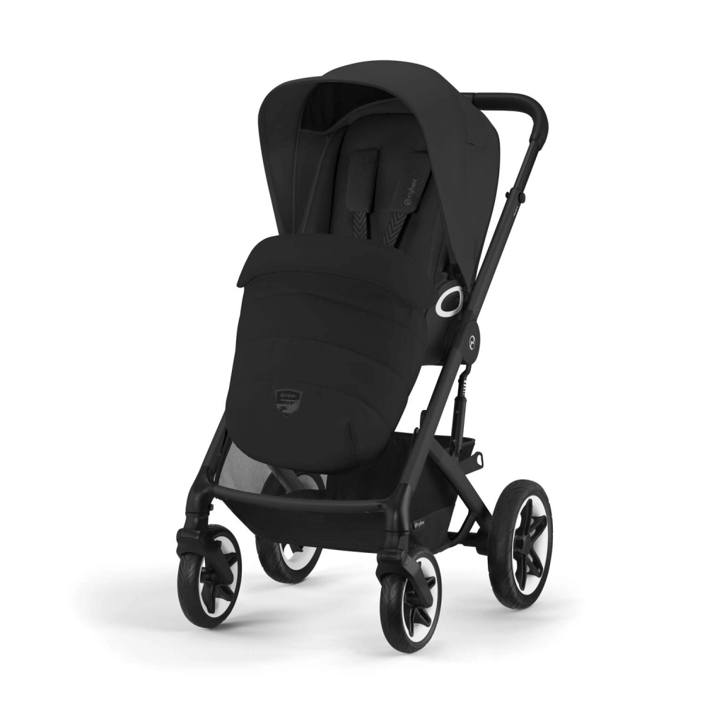 Poussette Cybex Talos S Lux 2 BLK - Moon Black + Nacelle Cot S Lux + Coque Auto 40-87cm Cybex Cloud G i-Size - Magic Black