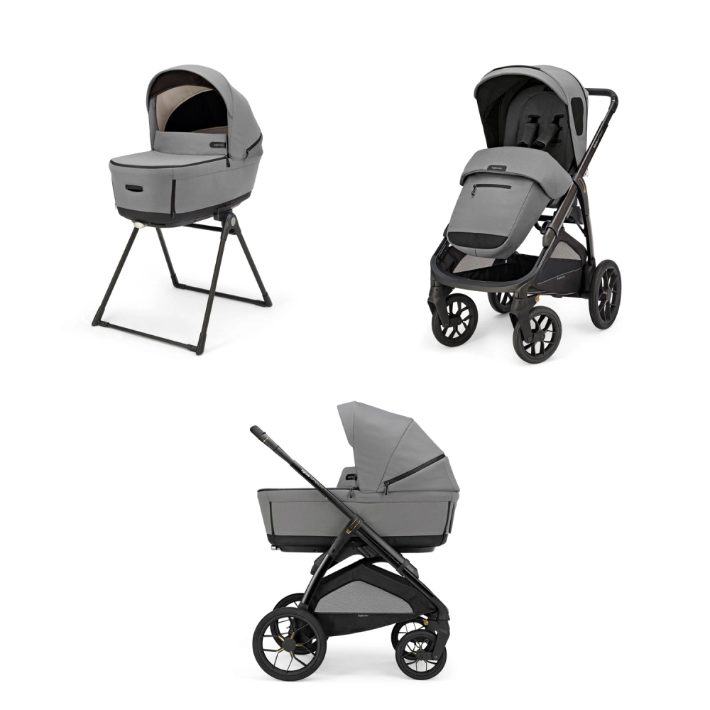 Poussette Inglesina (Système Duo Aptica XT) Total Black - Canyon Grey