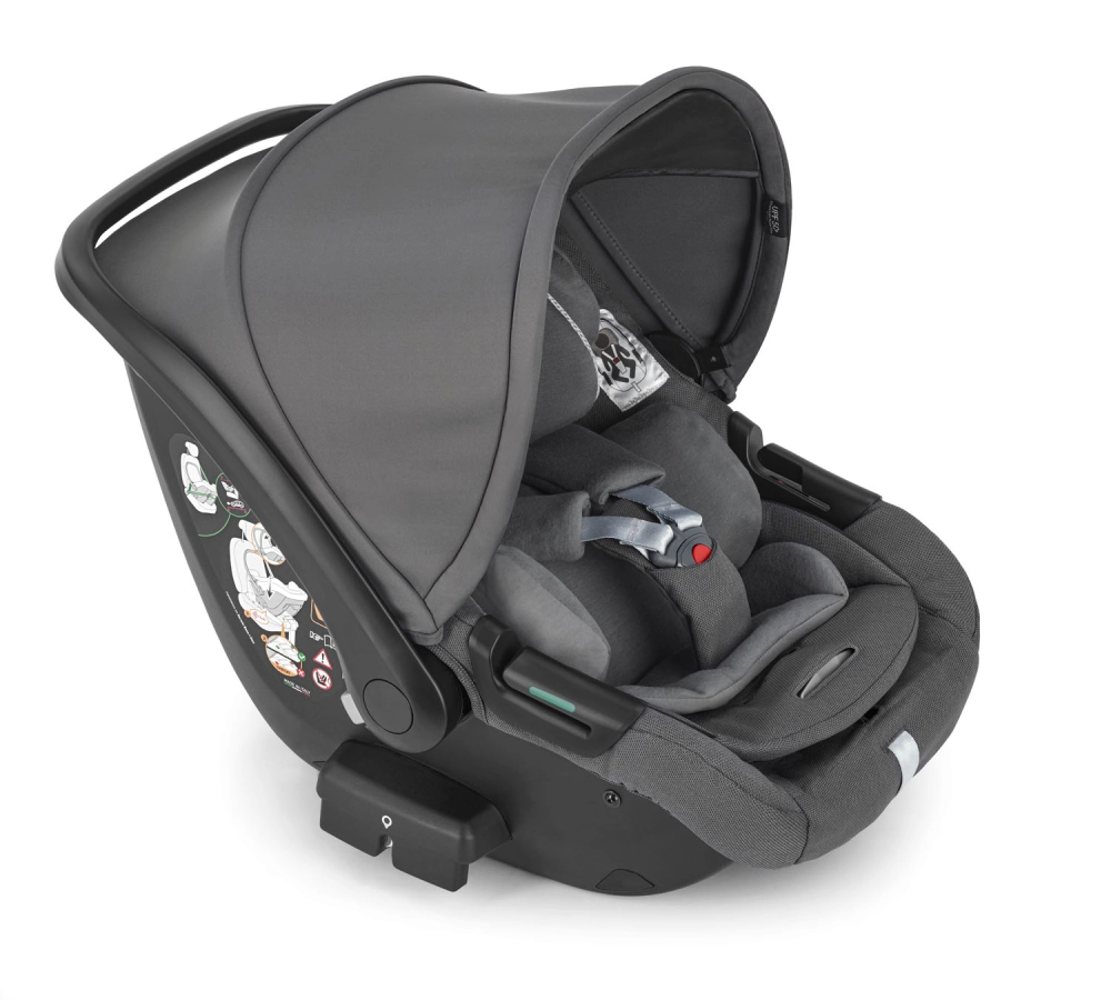 Coque Auto 40-75cm Inglesina Darwin Infant i-Size Recline - Magnet Grey