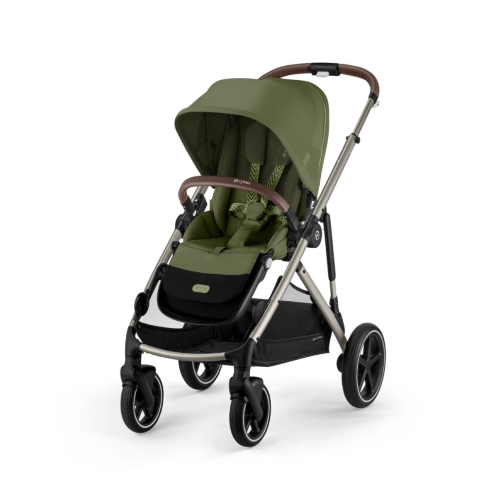 Poussette Cybex Gazelle S2 TPE - Moss Green + Nacelle Gazelle Cot - Moss Green