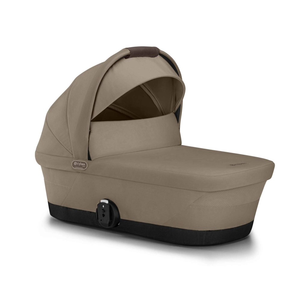 Poussette Cybex Gazelle S2 TPE - Almond Beige + Nacelle Gazelle Cot - Almond Beige
