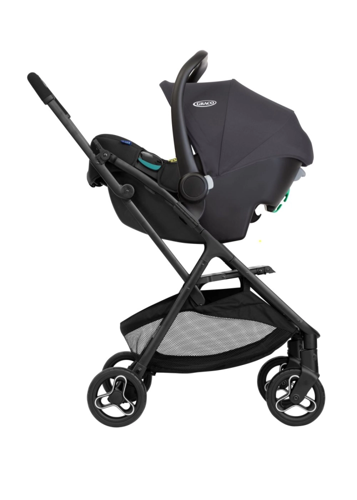 MYAVO TRIO - Poussette incl. SnugLite + Nacelle + Protection pluie + Adaptateur - Graco - CHARCOAL