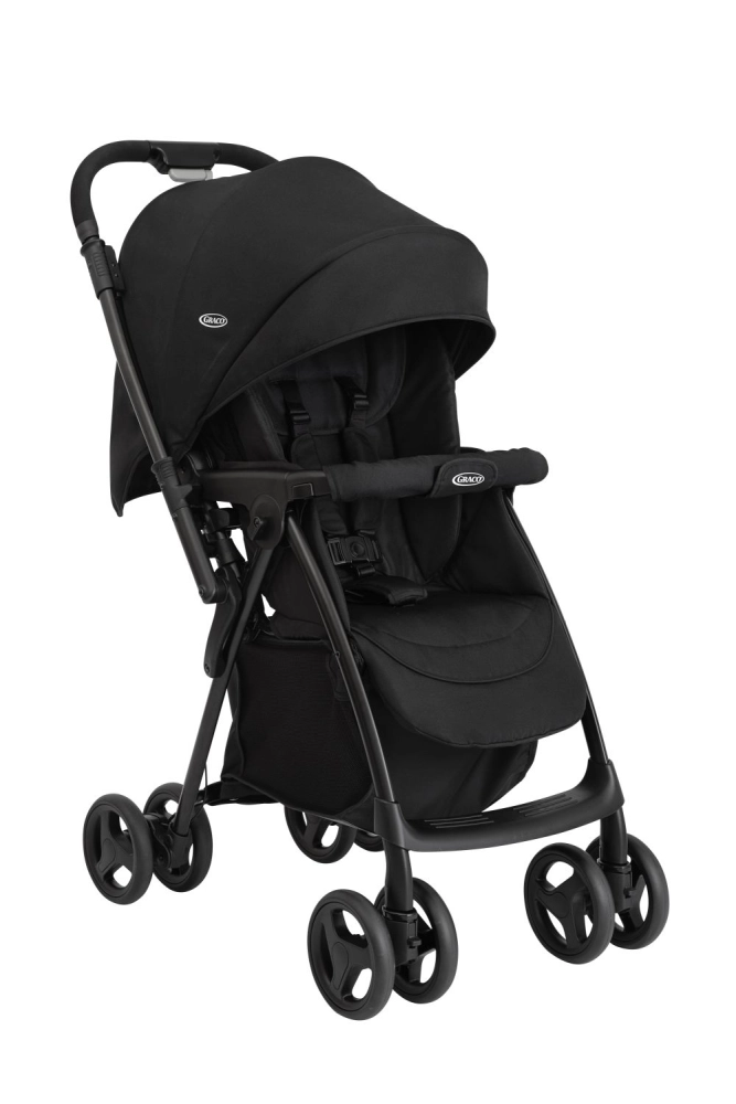 REVAYA DUO - Poussette + SnugLite + Protection pluie - Graco - MIDNIGHT