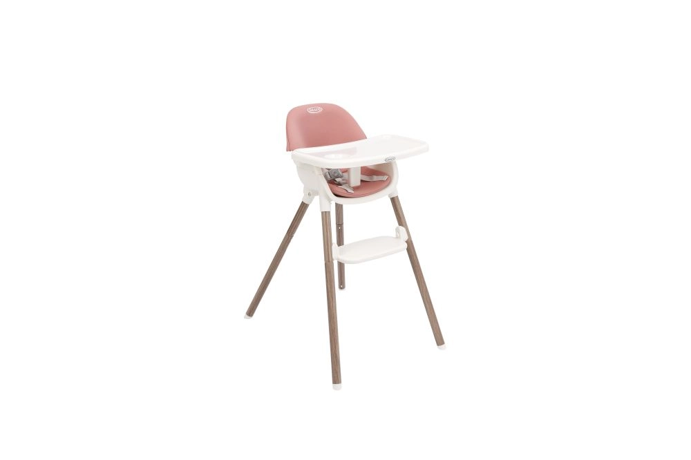 Chaise haute PRESTI - Graco - DUSTY ROSE