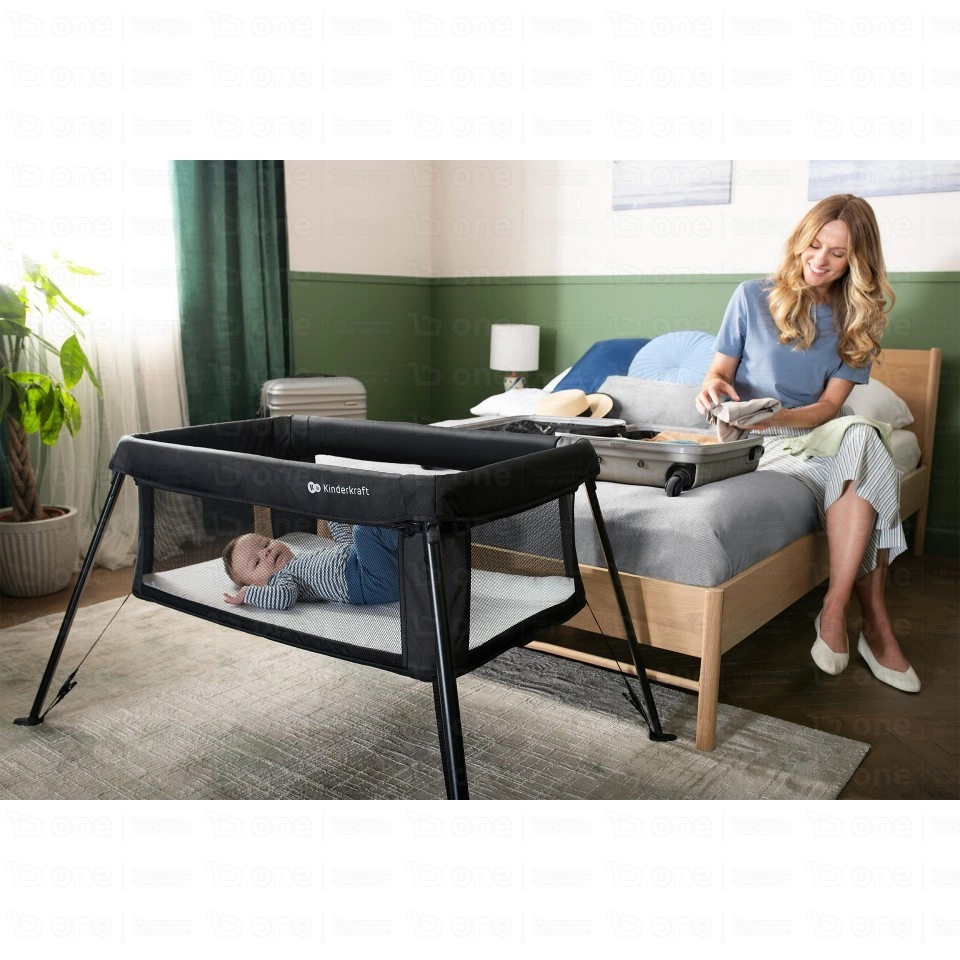 Lit bébé 3 en 1 CAMI - Kinderkraft - gris