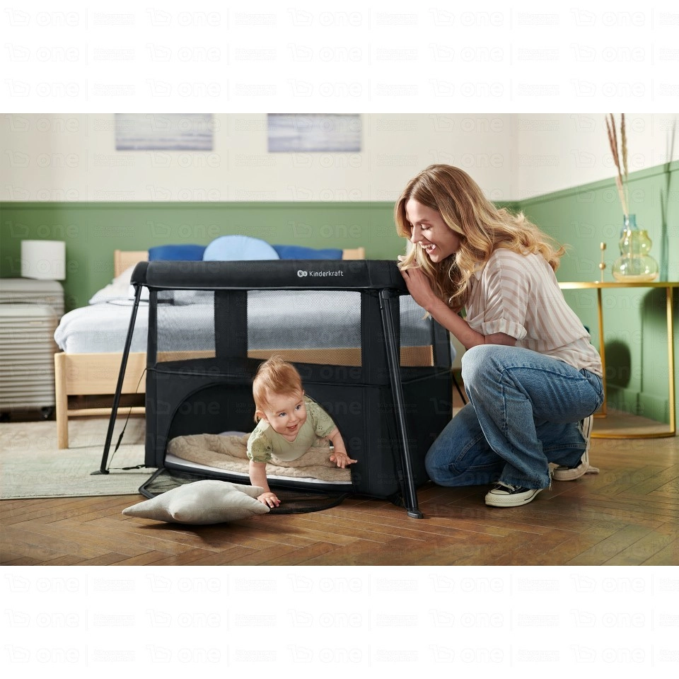 Lit bébé 3 en 1 CAMI - Kinderkraft - noir