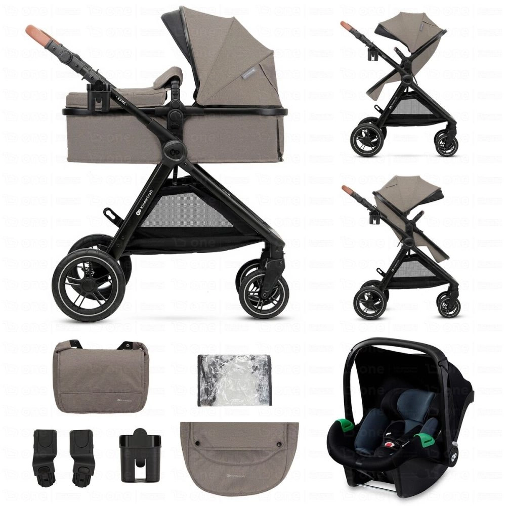 Poussette Trio ESME 3en1 - Kinderkraft - beige