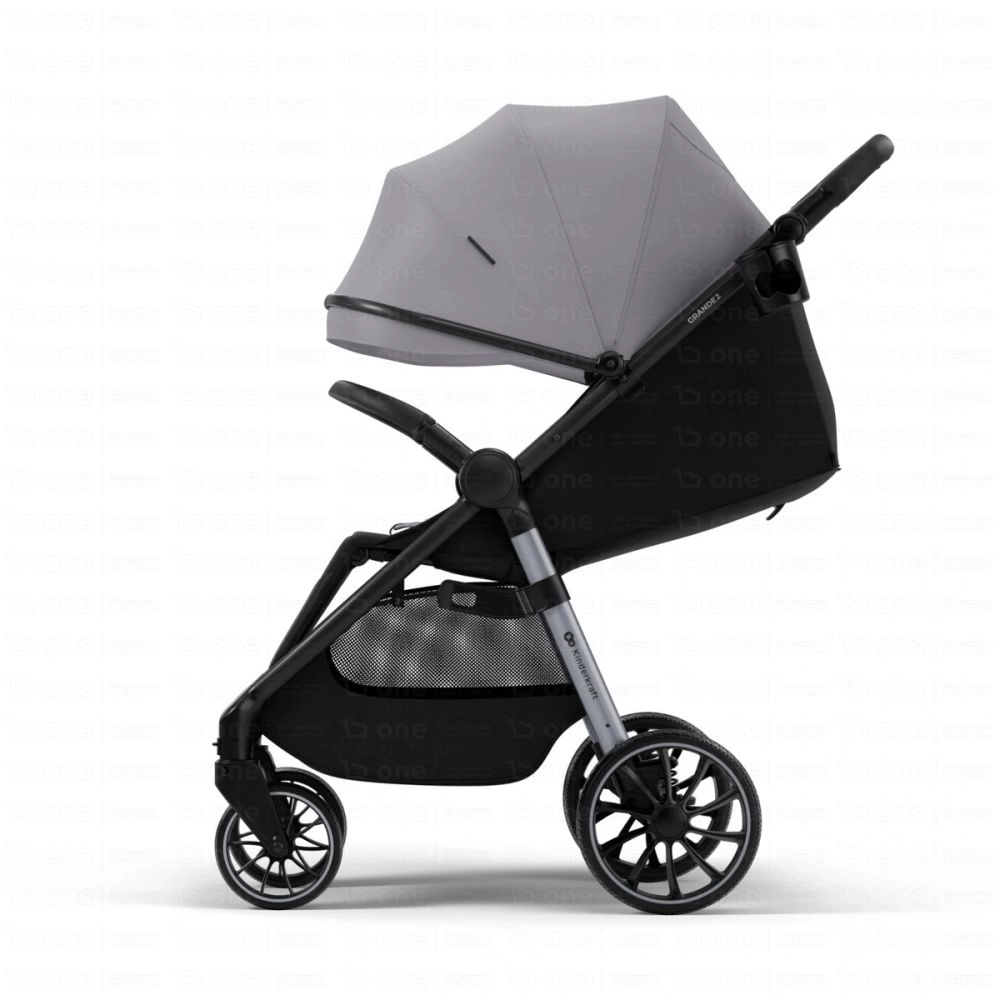 Poussette GRANDE 2 - Kinderkraft - gris