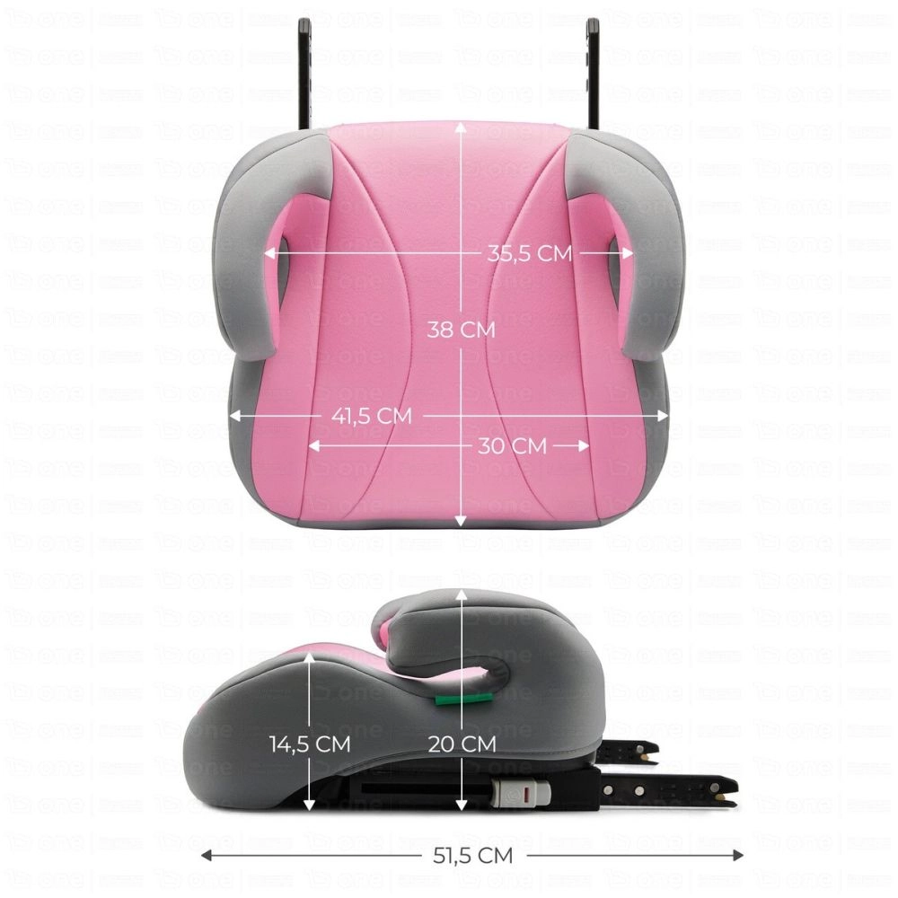 Rehausseur enfant I-BOOST I-Size - Kinderkraft - rose