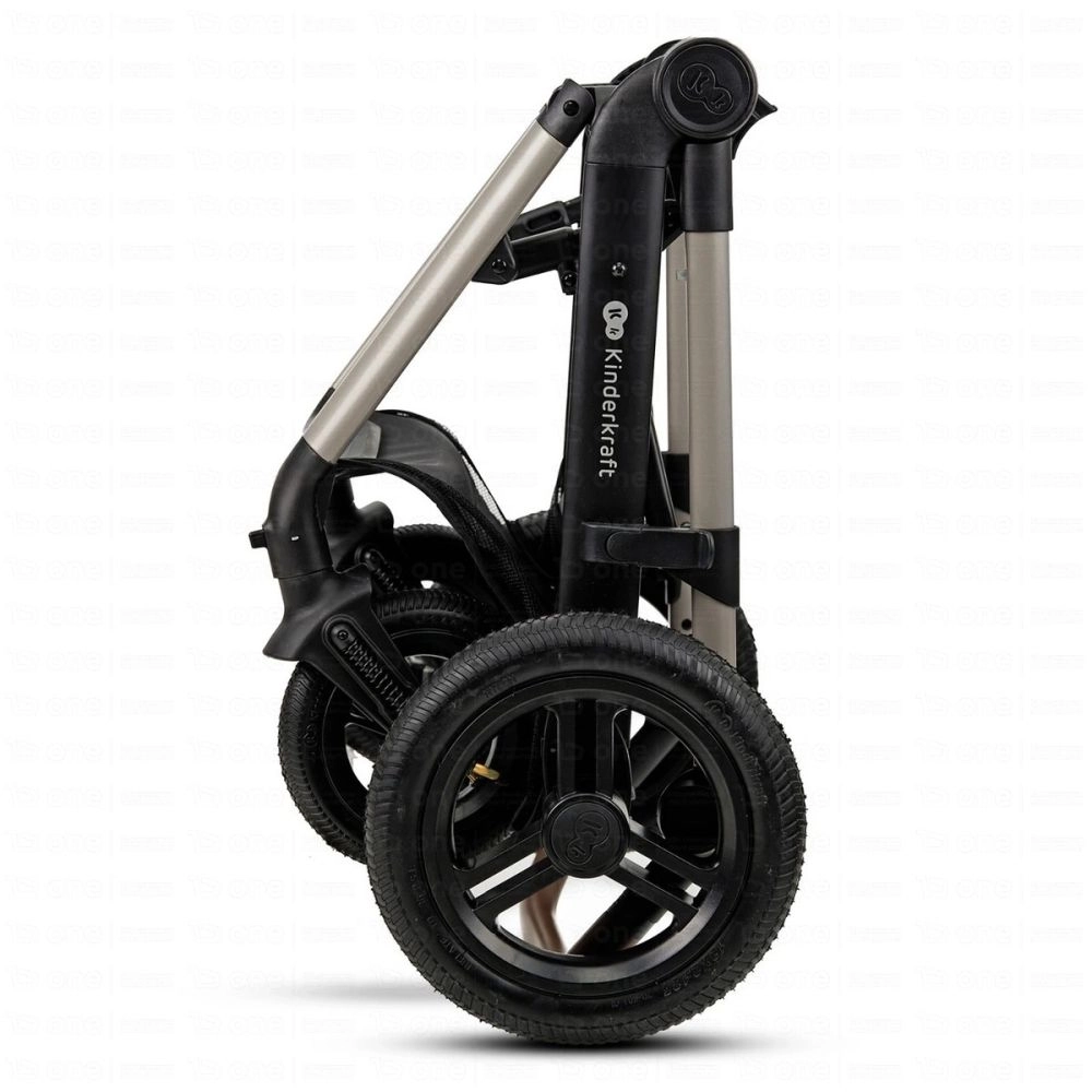 Poussette Trio MOOV 2 (roues AIR) - Kinderkraft - gris